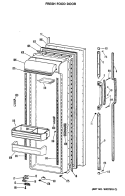Part Location Diagram of WR71X6106 GE UNKNOWN