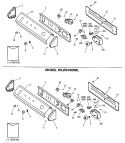 Section Diagram and Parts List for WLW3500RBL  Hotpoint Washer