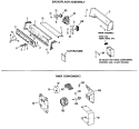 BACKSPLASH ASSEMBLY Diagram and Parts List for WLW3700BPL  Hotpoint Washer