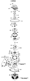 2 - SPEED Diagram and Parts List for WLW3700BPL  Hotpoint Washer
