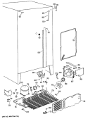 Section Diagram and Parts List for CSX22BRSAAD  Hotpoint Refrigerator