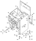 Section Diagram and Parts List for RB532G*R2  Hotpoint Range