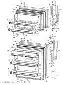 Part Location Diagram of WR17X2543 GE HANDLE Vegetable PAN