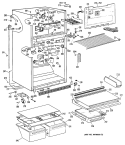 Part Location Diagram of WR32X1294 GE SHELF GLASS VP