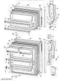 Section Diagram and Parts List for CTX16CPGRAD  Hotpoint Refrigerator