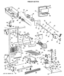 Part Location Diagram of WR17X1407 GE Light Shield