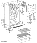 Section Diagram and Parts List for CTX16CYSDLAD  Hotpoint Refrigerator
