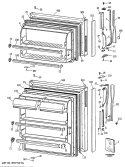 Section Diagram and Parts List for CTX14CISJRAD  Hotpoint Refrigerator