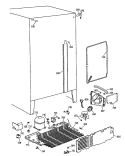 Section Diagram and Parts List for CSX22GASBAD  Hotpoint Refrigerator