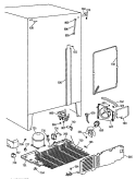 Section Diagram and Parts List for CSX24GRSBWH  Hotpoint Refrigerator
