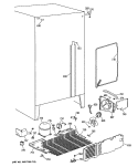 Section Diagram and Parts List for CSC20GASBWH  Hotpoint Refrigerator