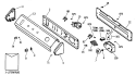 Part Location Diagram of WH42X2321 GE SWITCH TRIM Assembly