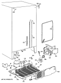 Part Location Diagram of WR82X0355 GE FLOOR Assembly