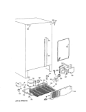 Section Diagram and Parts List for CSX19LAXAWH  Hotpoint Refrigerator