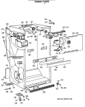 CABINET PARTS Diagram and Parts List for CTX18CISERWW  Hotpoint Refrigerator