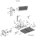 UNIT PARTS Diagram and Parts List for CTH18EATERAD  Hotpoint Refrigerator