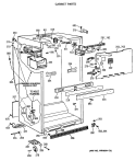 CABINET PARTS Diagram and Parts List for CTX18CASJLWH  Hotpoint Refrigerator