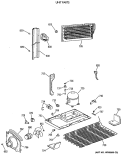 UNIT PARTS Diagram and Parts List for CTX21GASSRWW  Hotpoint Refrigerator