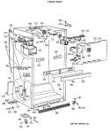 CABINET PARTS Diagram and Parts List for CTX18CASWLAD  Hotpoint Refrigerator