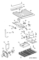 Part Location Diagram of WR17X2648 GE PLATE COMP Mounting Assembly
