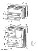 Part Location Diagram of WR78X8678 GE FF O DOOR WHITE