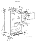 CABINET PARTS Diagram and Parts List for CTH18EATFRAD  Hotpoint Refrigerator