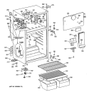 Section Diagram and Parts List for CTX14CITDRAD  Hotpoint Refrigerator