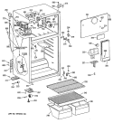 Section Diagram and Parts List for CTX16CITDRAD  Hotpoint Refrigerator