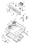 Section Diagram and Parts List for RB536S1  Hotpoint Range