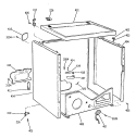 Section Diagram and Parts List for DLB3900SAM  Hotpoint Dryer