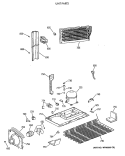 UNIT PARTS Diagram and Parts List for CTX21LATNRWH  Hotpoint Refrigerator