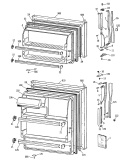 Section Diagram and Parts List for CTX16CAXGRWH  Hotpoint Refrigerator