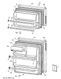 Section Diagram and Parts List for CTX16CYXGLAD  Hotpoint Refrigerator