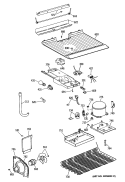 Section Diagram and Parts List for CTX16CYXGLAD  Hotpoint Refrigerator