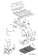 Section Diagram and Parts List for CTX16BYTGLAD  Hotpoint Refrigerator