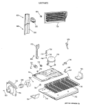 Part Location Diagram of WR17X2227 GE BAFFLE Assembly Right Hand