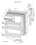 Part Location Diagram of WR38X2179 GE TRIM BRIGHT