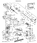 Part Location Diagram of WR17X3930 GE COVER EVAP