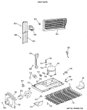 UNIT PARTS Diagram and Parts List for CTX18CIXCLAD  Hotpoint Refrigerator