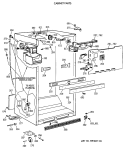 CABINET PARTS Diagram and Parts List for CTX18GAXCRAA  Hotpoint Refrigerator