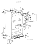 CABINET PARTS Diagram and Parts List for CTX18KAXCRAD  Hotpoint Refrigerator