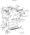 CABINET PARTS Diagram and Parts List for CTX18CIXELAD  Hotpoint Refrigerator