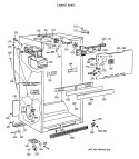 CABINET PARTS Diagram and Parts List for CTX18GAXERAA  Hotpoint Refrigerator
