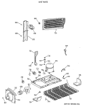 UNIT PARTS Diagram and Parts List for CTX18GAXERAA  Hotpoint Refrigerator