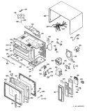 Part Location Diagram of WB18X5092 GE WIRE HARNESS