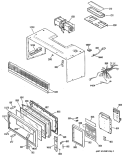 Section Diagram and Parts List for LVM132K02  General Electric Microwave