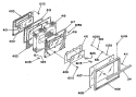 Section Diagram and Parts List for L2B350GEL0  General Electric Range