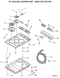 Part Location Diagram of WB25X99 GE Indicator Light
