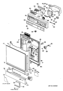 Part Location Diagram of WD12X371 GE DISCONTINUED