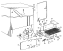 Section Diagram and Parts List for MSX20ELD  General Electric Refrigerator